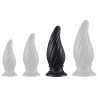 DarkSil Plug Spiral Pik L 18.5 x 7.2cm Noir